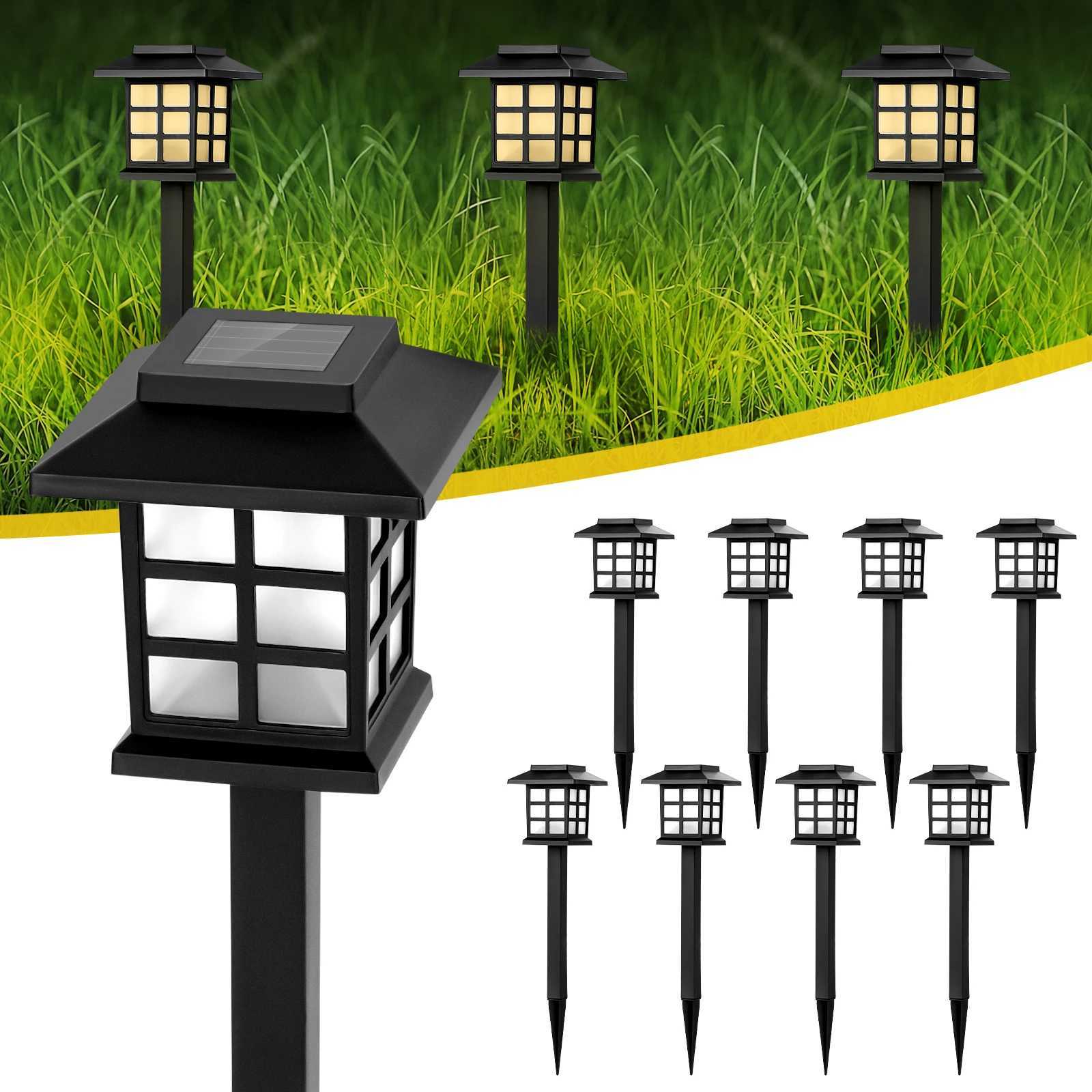 Solar LED Yol Iklar IP65 Su Geirmez - D Mekan Bahe/im/Patio Aydnlatma Otomatik Ama/Kapama Peyzaj Iklar Yol/Driveway iin W250607