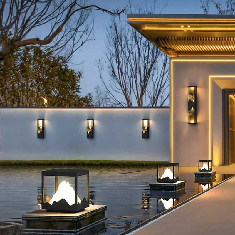 Creative Solar LED Outdoor Light Waterproof Garden Decoration Lamps For Balcony Courtyard Street Wall Lighting Outdoor Luminaire W250607