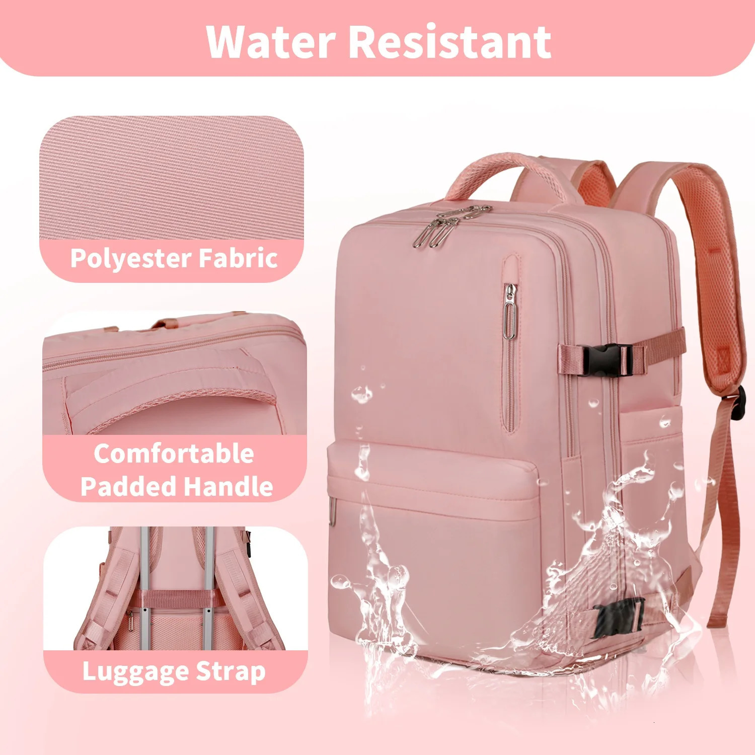 Cabin Airplane Travel Backpack Large Capacity Hand Luggage Cabin Backpack Wizzair Carry-On Men Women 15.6 inch Laptop School Bag 250603