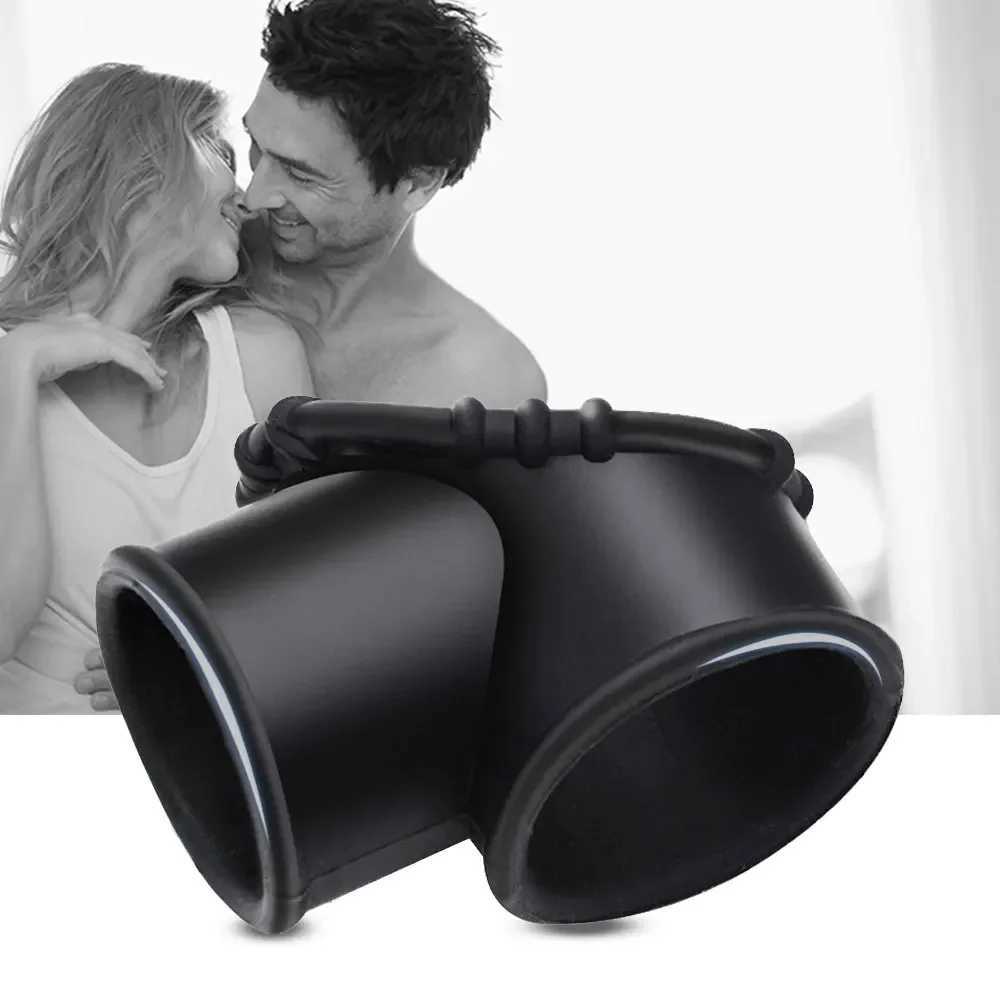 3 Holes Delayed Ejaculation Penis Ring Safe Material Cock Ring Soft Scrotum Ring Male Masturbation Tool Erotic Sex Toys for Men XJ250607