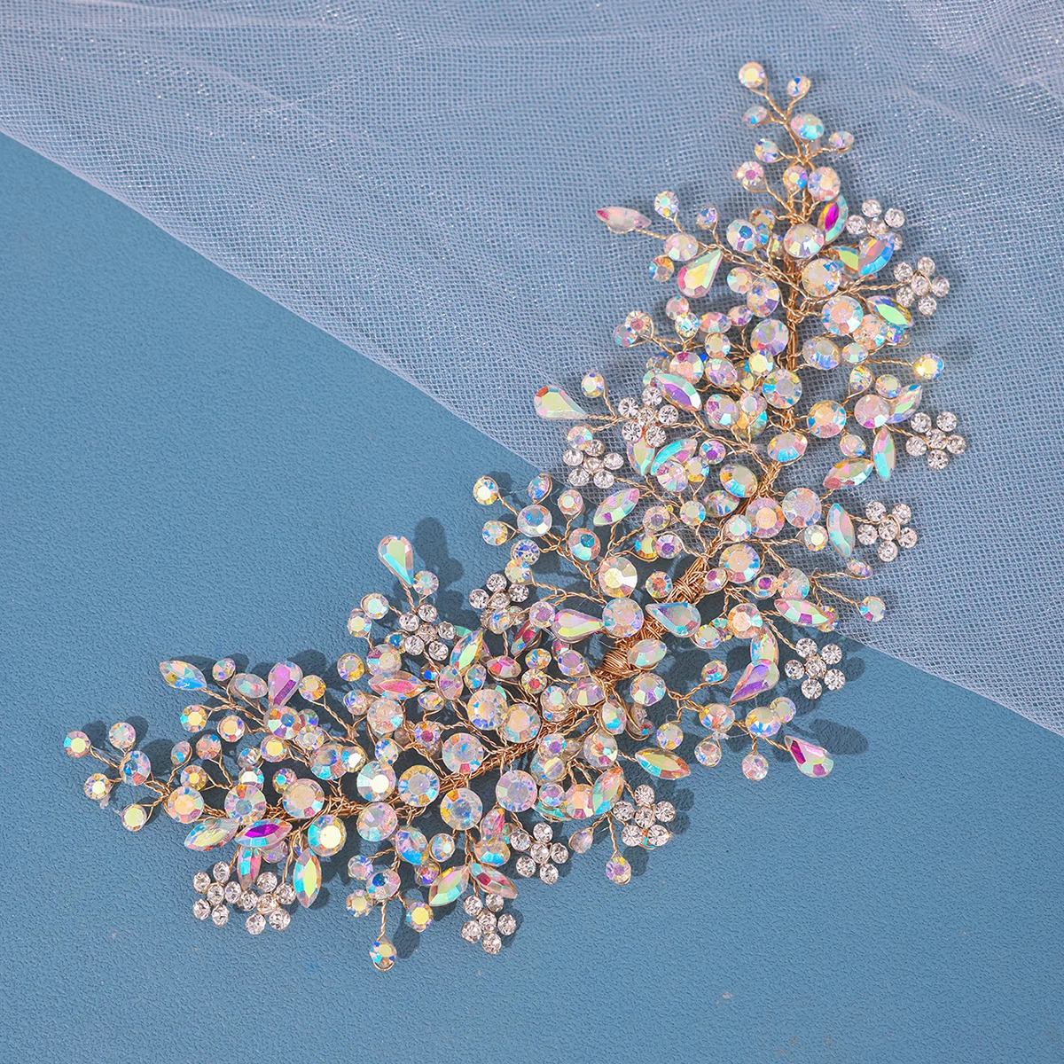 Crystal Rhinestone Hairband Headband Tiara For Women Party Pageant Bridal Wedding Hair Accessories Jewelry Band Headband 250529