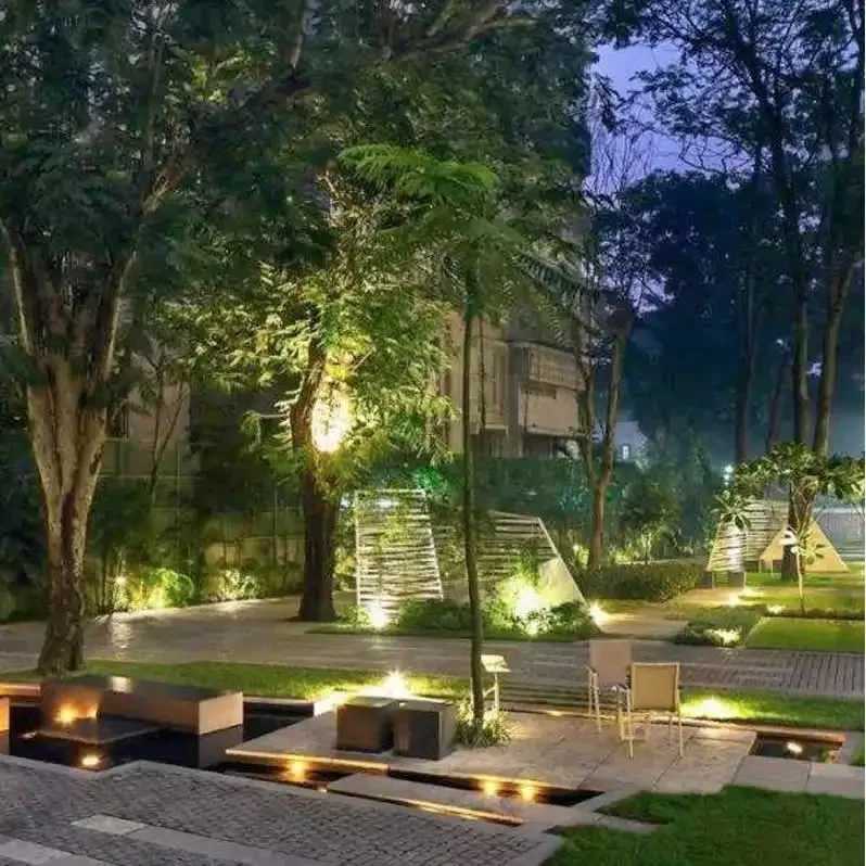 AC 80V-240V LED Lawn Lamp Outdoor Pathway Patio Garden Yard Bright Nights Lighting Spotlight Holiday Decorative Landscape Lights W250607