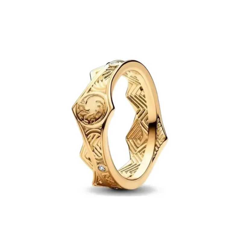 Elegance Ring All Gold Color Fine Hot Selling Heart Bow Sun Heart Stone Rings For Women Jewelry European 925 Sterling Silver XJ250606