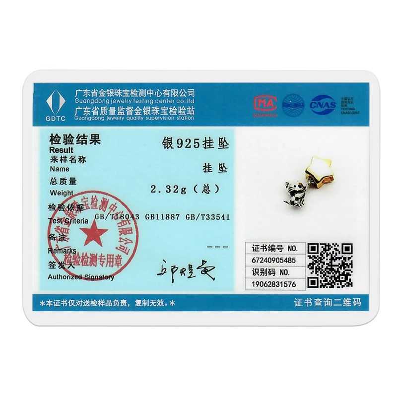 925 Silver Charms Golden Sunflower Lucky Stars Pendant Beads Fit Original Bracelet Necklace Sun Moon Diamond Women Jewelry DIY XJ250607