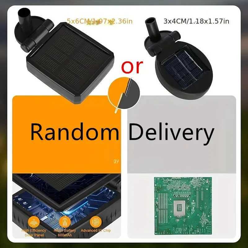 6/8 LED Solar Firefly Garden Lights Waterproof Swinging Flexible Wire Lamp for Outdoor Patio Yard Christmas New Year Decoration W250607