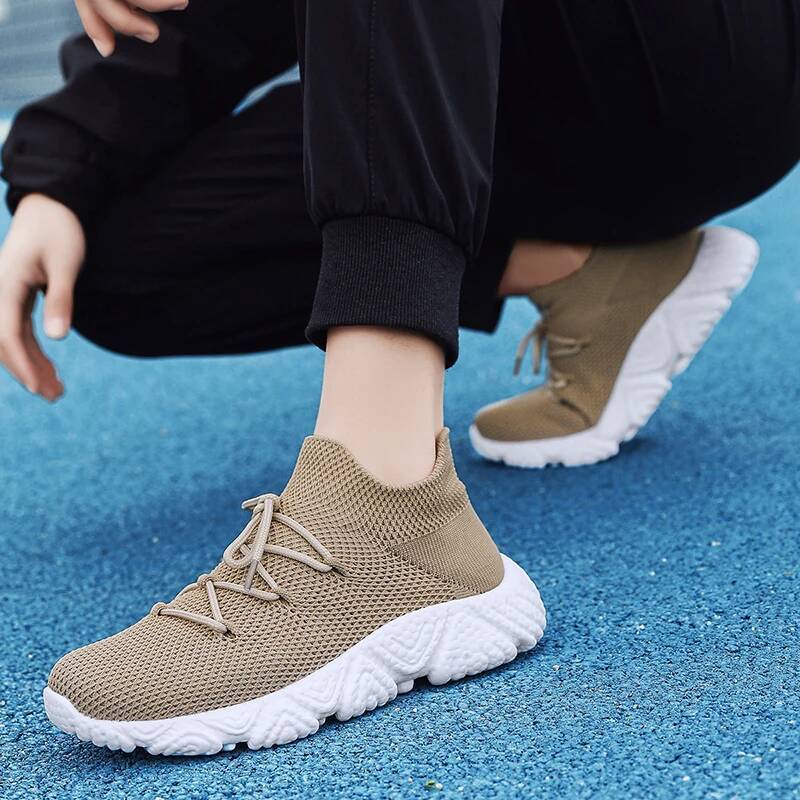 Ddmyoutdoor Fashion Sneakers Mesh Men S Outdoor Running Summer Breathable Walking Soft Sole Lace Up Tennis Jogging Casual Shoes Large Size Outdoor Sho