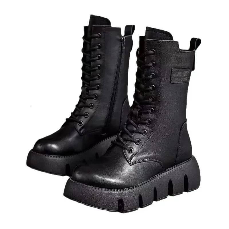 Ddmyoutdoor Plush Warm Thick Sole Boots New Fashion Women S Warm Platform Shoes Female Waterproof Boot Plysj Sko Med Varm Og Tykk Bunn Outdoor Shoes