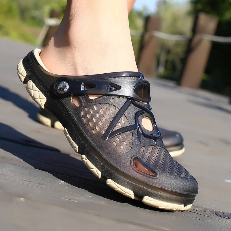 Ddmyoutdoor Fashion Casual Sandals Breathable Non Slip Comfortable Beach Shoes High Quality Home Slippers Outdoor Walking Male Shoe outdoor shoes