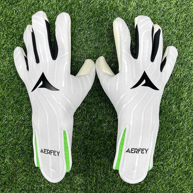 Football Soccer Goalkeeper Gloves Thickened latex 4 mm Professional Protection Adults Teenager Goalkeeper Soccer Goalie Gloves XJ250606
