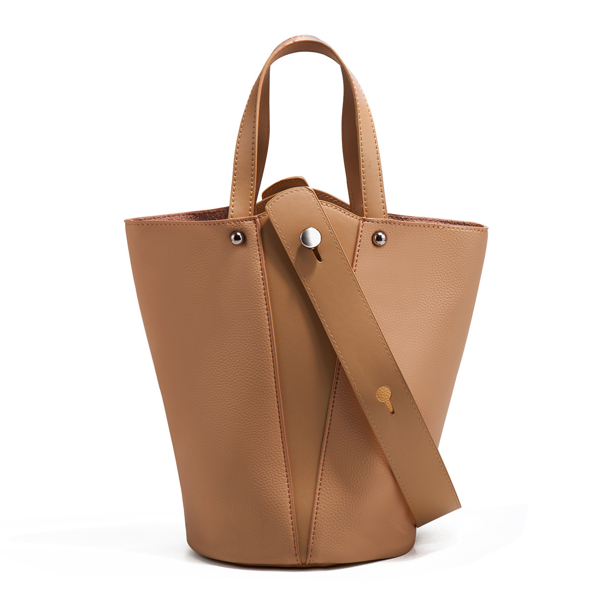 Free Designer Bags Shipping High-quality Soft Leather Bag For Women Luxury 2025 Summer New Commuter Large Capacity Bucket Bag With Design Sense Handba