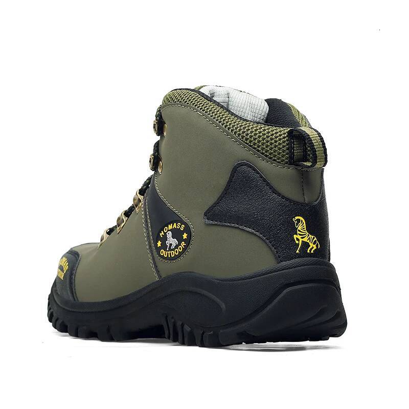 Ddmyoutdoor Autumn Winter Men Outdoor Waterproof Non Slip Camping Man Shoes Hiking Sneakers Warm Fleece Short Boots Outdoor Shoes