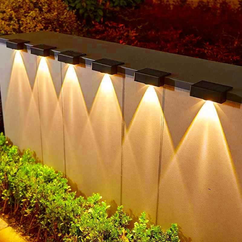 Ultra Bright Solar LED Lights Outdoor Waterproof Garden Decorative Wall Lamp Solar Light Controlled Induction LightingXJ250606