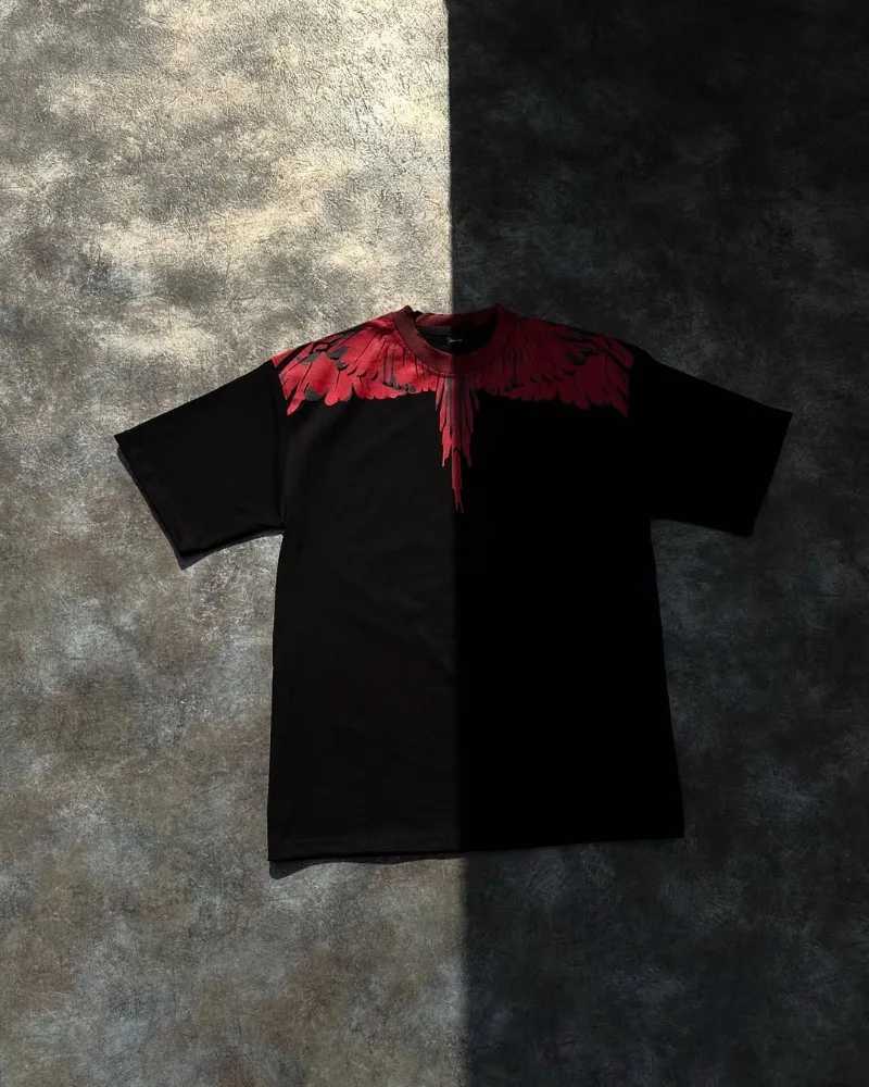 Retro Harajuku Gothpunk Oversized Cotton Round Neck T-shirt Men Y2k 2025 New Summer Casual Fashion Hip-hop Rock Streetwear Women W250607