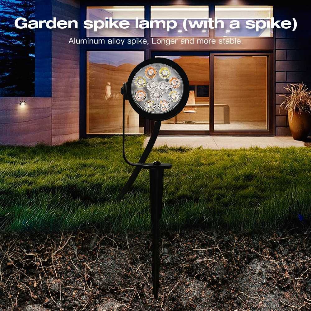 GLEDOPTO ZigBee 3.0 RGBCCT 7W LED Garden Lamp DC24V Low Voltage IP66 Waterproof APP Alexa Hu*e SmartThings Tuya (Hub Required) W250607