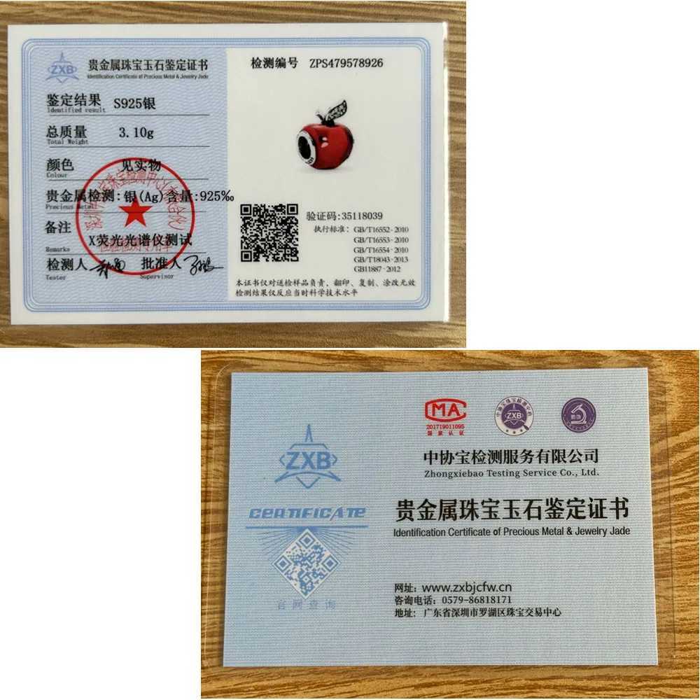 Valentines Day Red Christmas ple Gift Dangle Charms Beads 925 Sterling Silver Fit Original Heart Bracelet Women Jewelry XJ250607