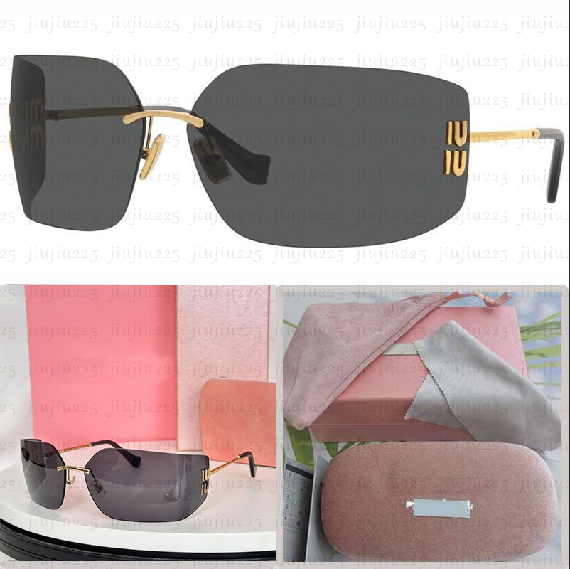 Women's Sunglasses Rimless Curved sunglasses Y2K style High quality MU54YS HD polarized lenses Men's glasses
