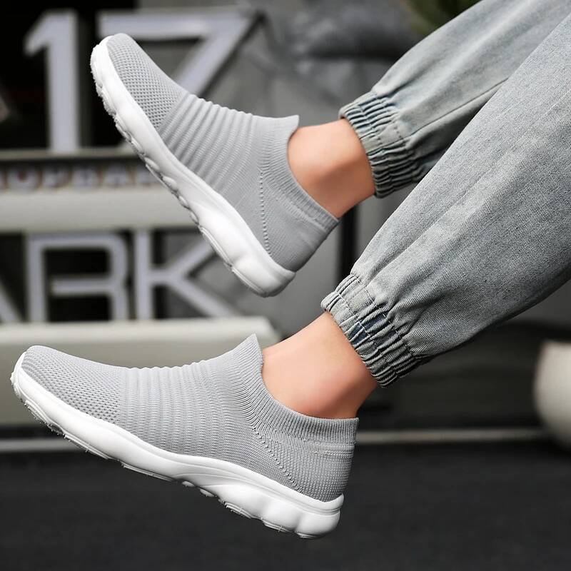 ddmyoutdoor Women Outdoor Hiking Summer Breathable Sports Mesh Lightw Soft Sole Travel Couple Walking Casual Elastic Socks Shoes Large Size Outdoor Sh