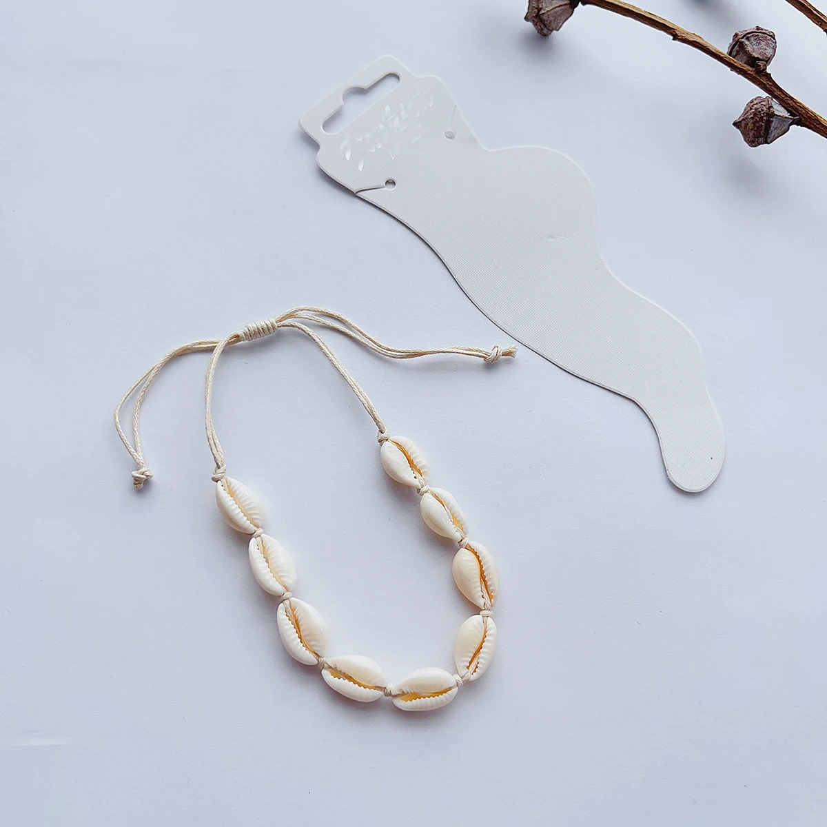 Seashell anklets womens rope braided beach resort Bohemian style accessories ornaments 250528