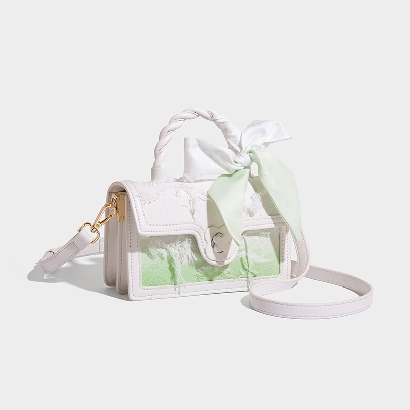 Free Shipping 2025 Summer New Fashion Versatile Handbag Designer Bags Niche Luxury High-end Exquisite Lace Shoulder Crossbody Small Square Bag