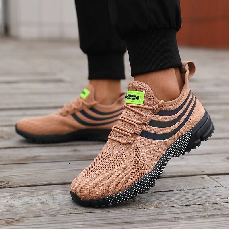 Ddmyoutdoor Men S Sneakers New Original Sports Lightweight Anti Slip Running Lace Up Vulcanized Comfortable Outdoor Hiking Mesh Shoes Outdoor Shoes