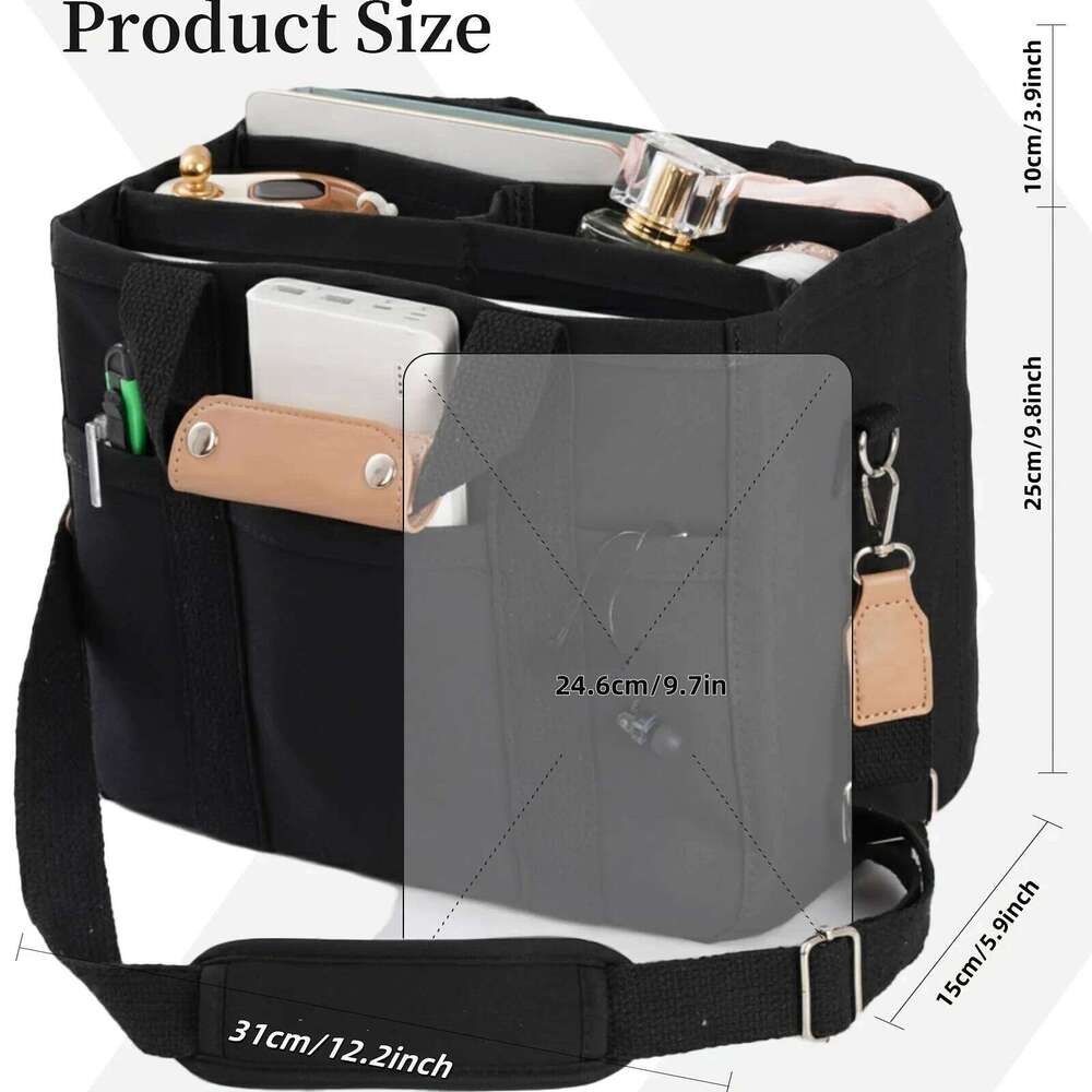 Large Storage Crossbody Satchel for Everyday Use Versatile Layering Design by Fabric Materials