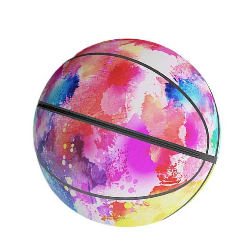 Indoor Quiet Basketball 7 Inches Silent Basketball Dribbling Toy with Zippered Removable Cover Quiet Basketball High Elasticity XJ250606