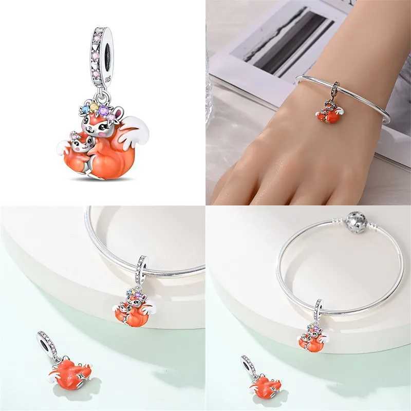 New 100% 925 Sterling Silver Hug Charms Suitable For 925 Original Bracelet Women DIY Jewelry Making MotherS Day Gift XJ250607