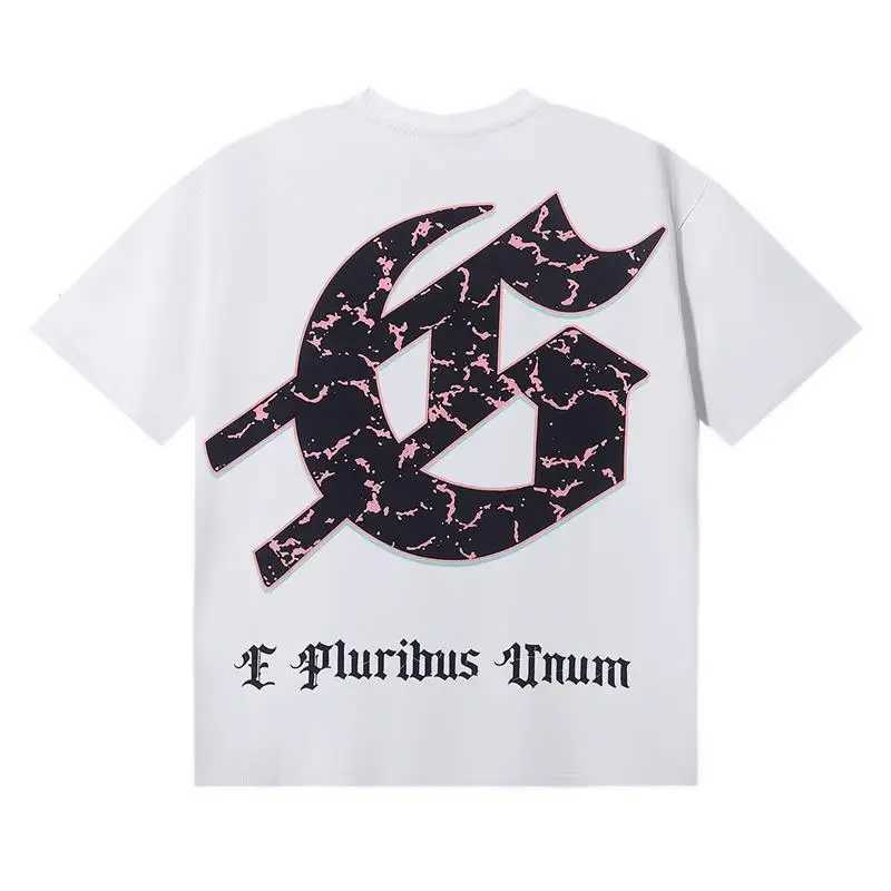 2025 New Summer Godspd Technology Gaze Skull Printed Double Cotton Young Men and Women Casual Short Sleeve T-Shirt X2506071