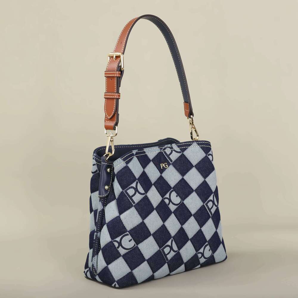 PG Color Classic Retro Handbag Simple Fashion Women's Shoulder Bag Large Capacity Exquisite Workmanship