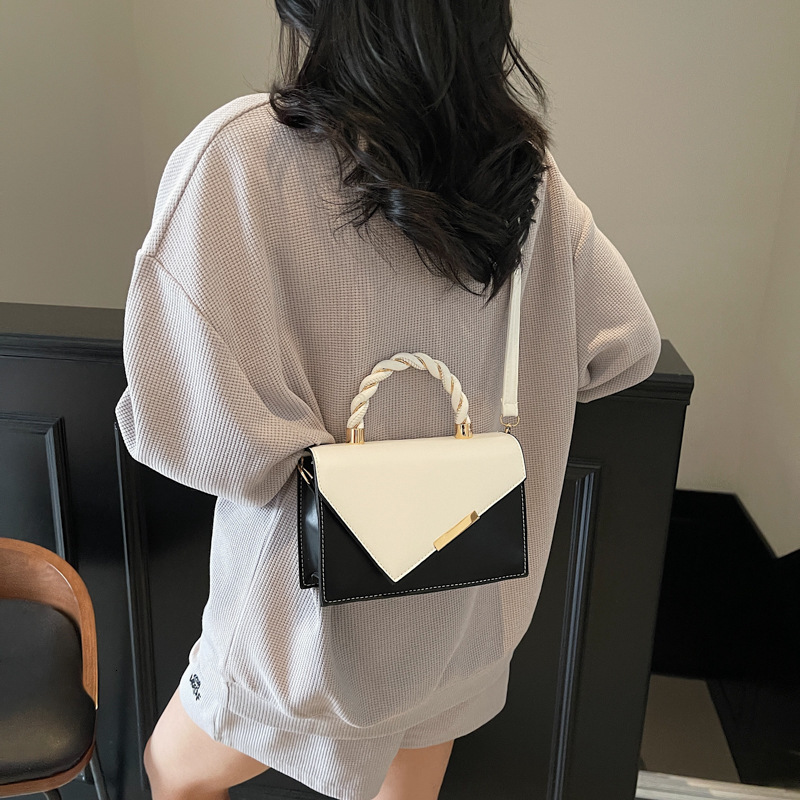 Top brand high-quality new free designer bag cross-border 2025 new personalized patch shoulder bag trendy crossbody bag PU leather texture new free de