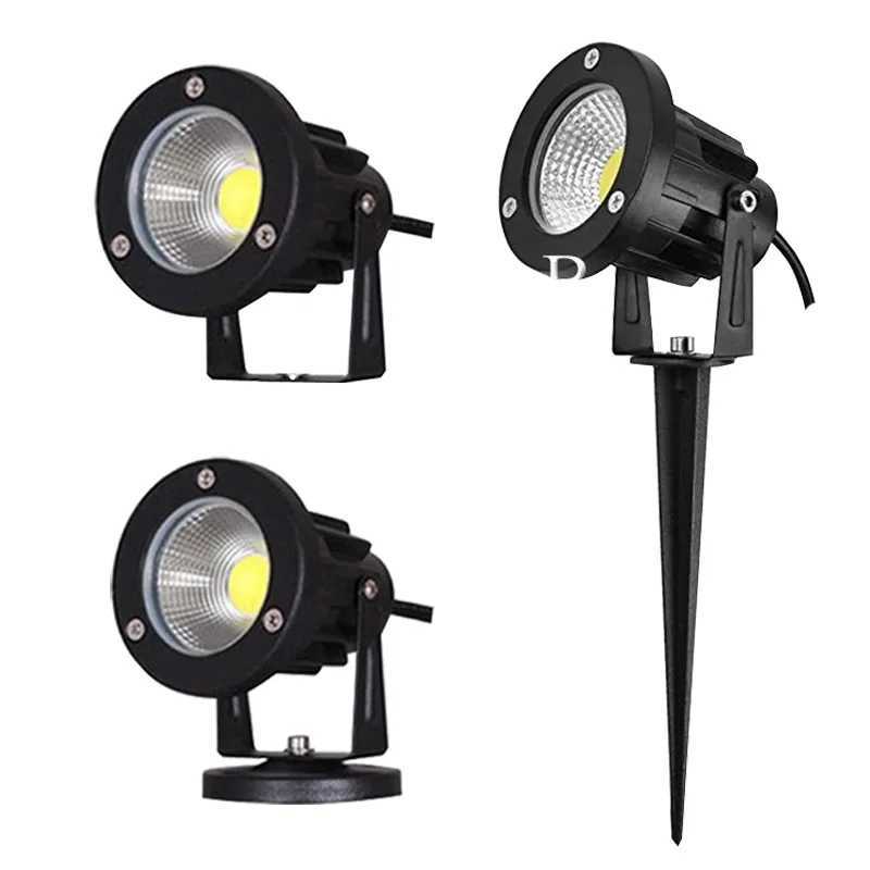 Outdoor Garden Landscape Light AC220V 110V DC12V LED Lawn Lamp COB 3W 5W 10W Waterproof Lighting LED Light Garden Path Spotlight W250607