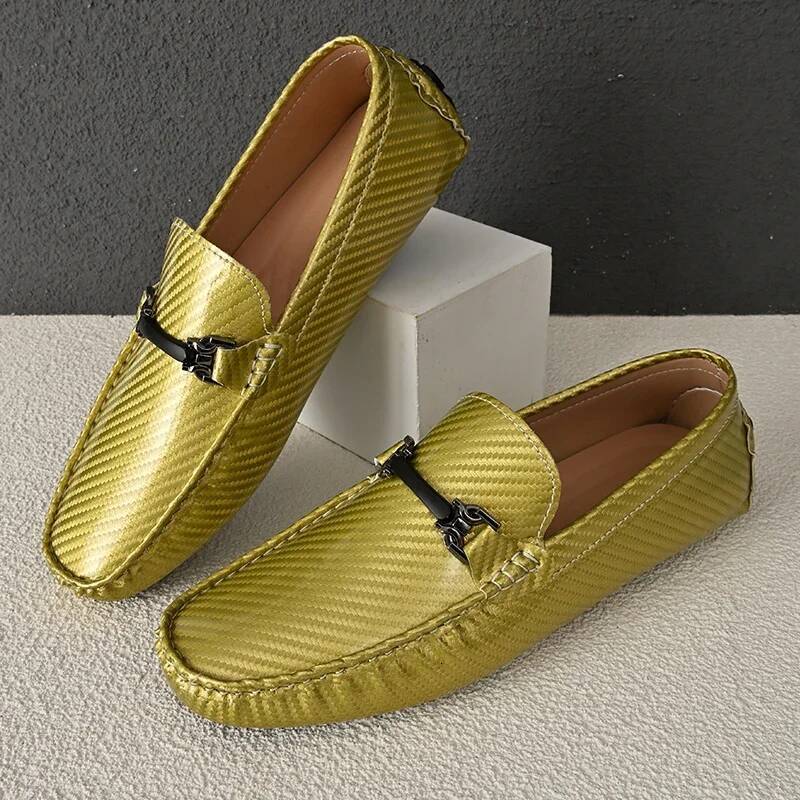 Ddmyoutdoor MAEDEF Men S Shoes New Fashion Loafers Slip On Casual Comfortable Flats Breathable Outdoor Anti Slip High Quality Soft Footwear Outdoor Sh