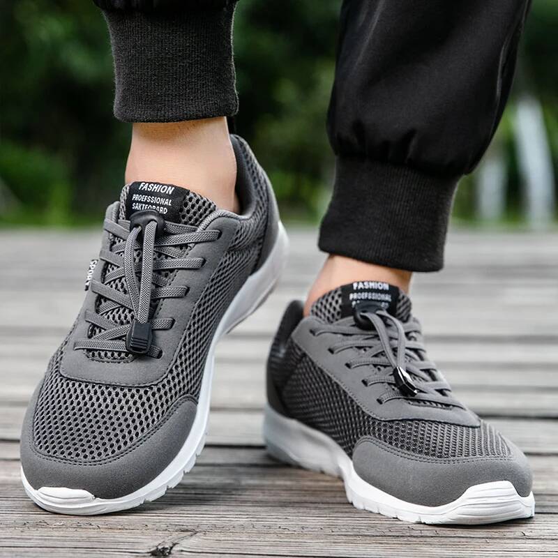 Ddmyoutdoor Sneaker Men Mesh Comfortable Running Outdoor Platform Tennis Casual Walking Lightweight Flat Jogging Shoes Tenis Masculino Outdoor Shoes