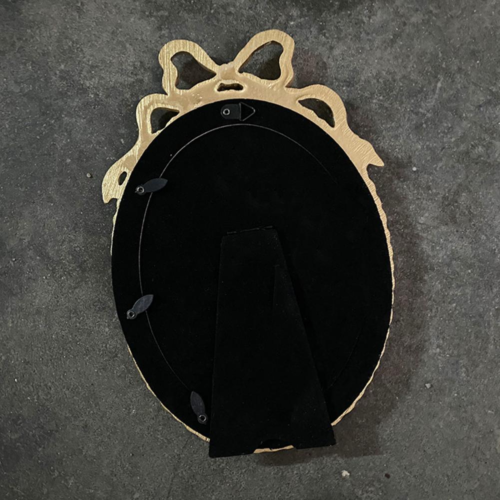 European Style Picture Elegant Photo Frames with Embossed Bow Ornate Design Vintage Oval Frame for Home Wall Decor H260306