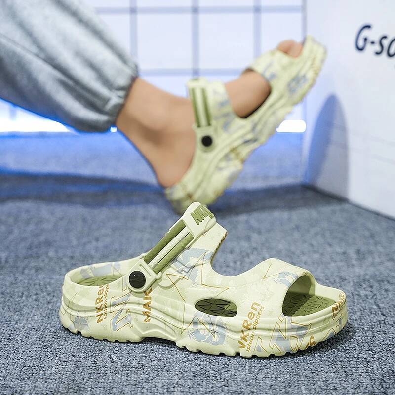 Ddmyoutdoor New Summer Indoor Shoes Beach Casual Slippers Soft Sole Platform Slides Men EVA Flip Flops Couple Sandals outdoor shoes