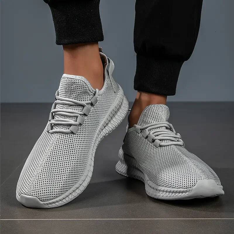 Ddmyoutdoor New Summer Casual Original Sneakers Soft Sole Mesh Jogging Lightweight Men S Breathable Vulcanized Shoes Tenis Masculino Outdoor Shoes