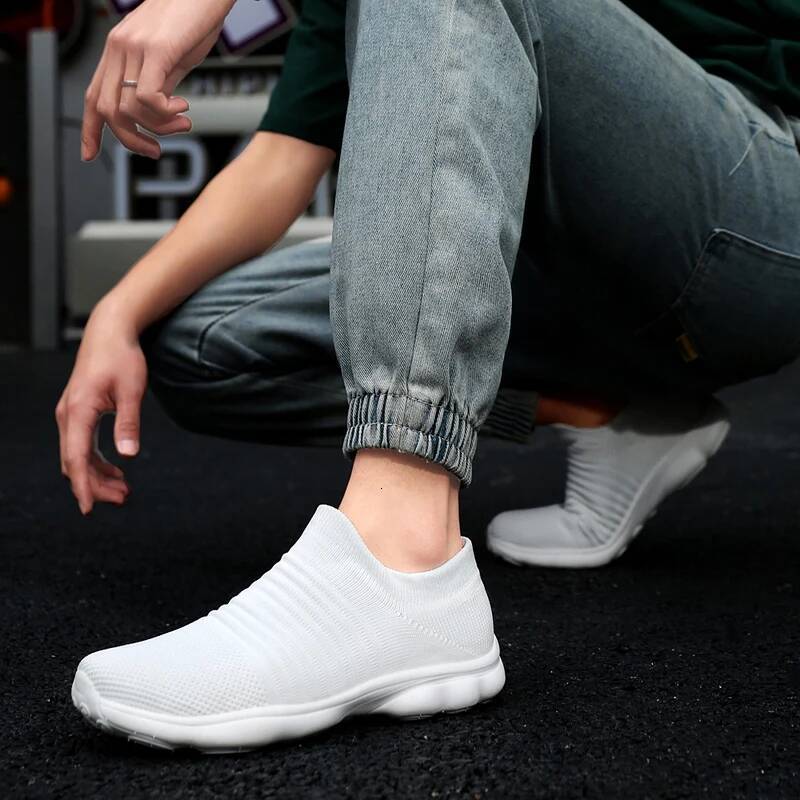 ddmyoutdoor Women Outdoor Hiking Summer Breathable Sports Mesh Lightw Soft Sole Travel Couple Walking Casual Elastic Socks Shoes Large Size Outdoor Sh