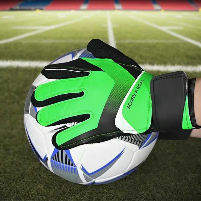 Professional Goalkeeper Gloves Wear-resistant Adults Kids Football Latex Thickened Protection Goalkeeper Soccer Sports Gloves XJ250606