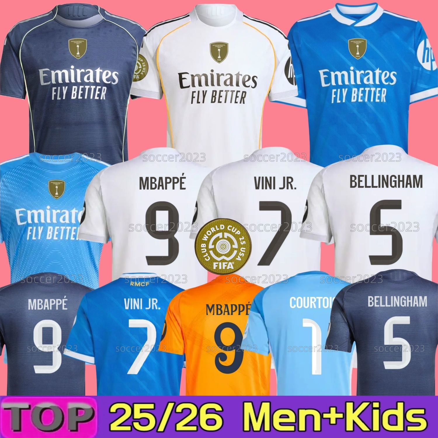 24 25 26 MBAPPE VINI JR Soccer Jersey Real 2025 MadridS BELLINGHAM RODRYGO VALVERDE Player Football Shirt MODRIC CAMAVINGA ARDA GULER COURTO Fourth camiseta men kids