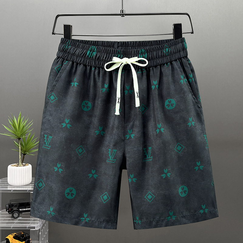 2025 free shipping designer T shirt for Men casual shorts for summer loose fit plus size pants thin cut worn for sports Embossed