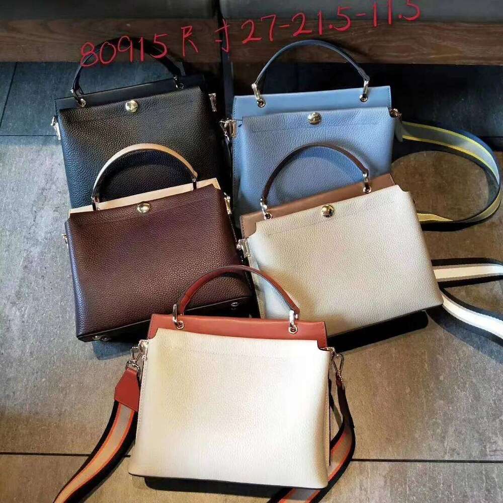 100% Genuine Leather Tote Famous Brand Design Women's Handbag All-Match Real Skin Cross Body Bag Classic Satchel Purse 250608