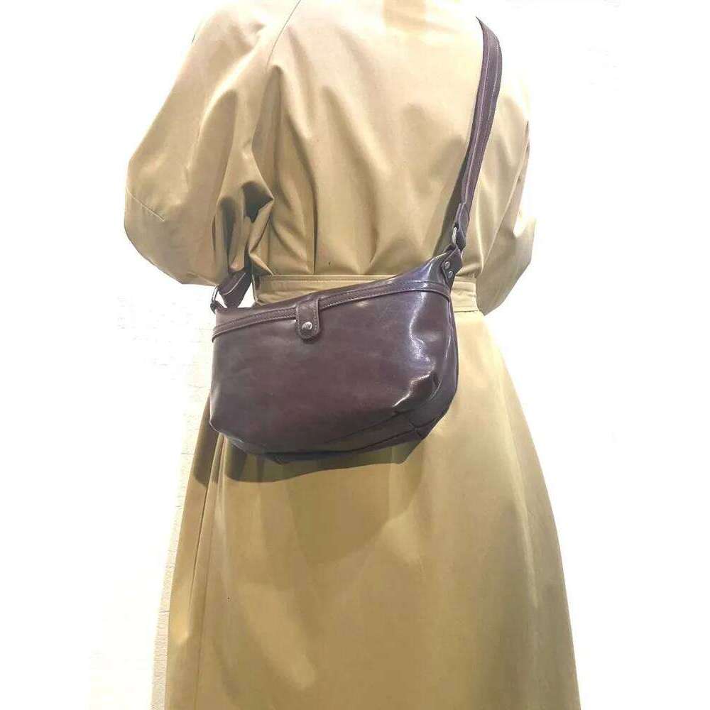 Handmade Vegetable Tanned Leather Crossbody For Women Quality Solid Color Shoulder Tote Purse Adjustable Strap Messenger Bag 2025/06/07