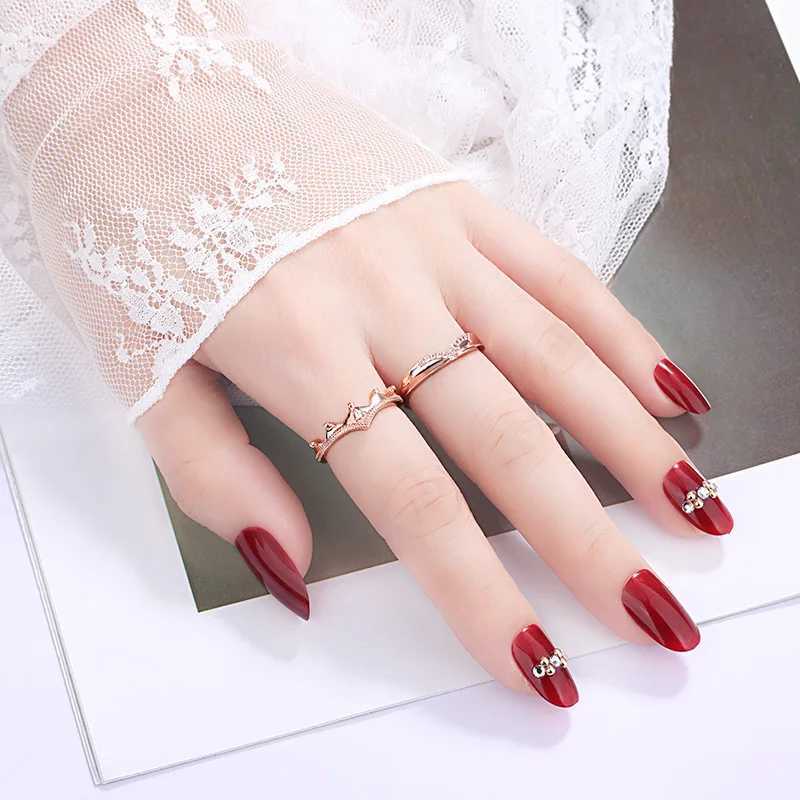 925 Sterling Silver Zircon Geometric Zircon Opening Ring For Women Fine Jewelry Wedding Accessories Party Gifts XJ250606