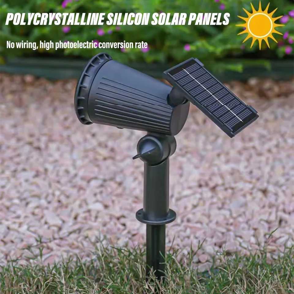 Outdoor Universal Waterproof Solar Lights Courtyard Decoration Floor Insert Lawn Light LED Tree Light Landscape Courtyard Light W250607