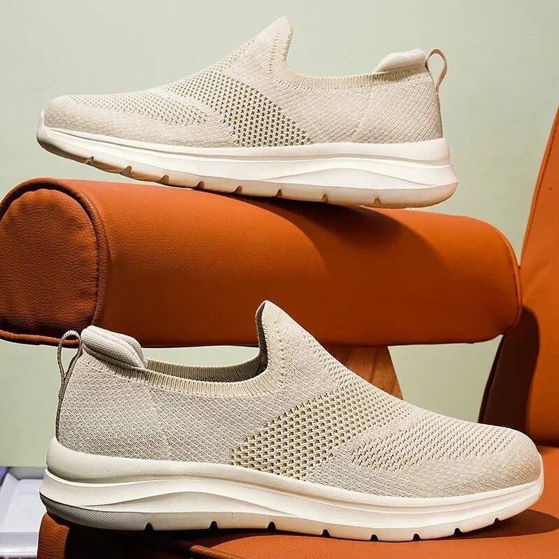 Ddmyoutdoor MAEDEF Mens Casual Hollow Breathable Mesh Lightweight Walking Shoes Slip On Big Size Driving Loafers Men Outdoor Shoes