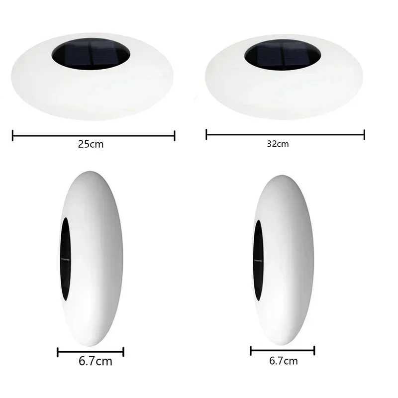 Pool Lights Outdoor Waterproof Lawn Lights Colorful LED Water Surface Floating Light Large and Small Solar Water Floating Lights W250607