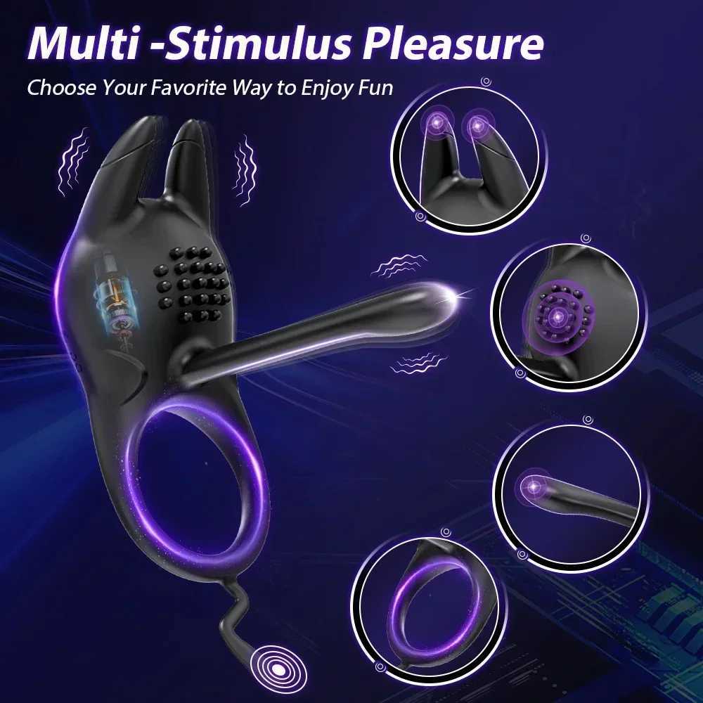 SCVibrator Cockring Penis Cock Ring for Men Delay Ejaculation Sex Toys for Men Couple Rings Penisring Toys for Adults 18 XJ250607