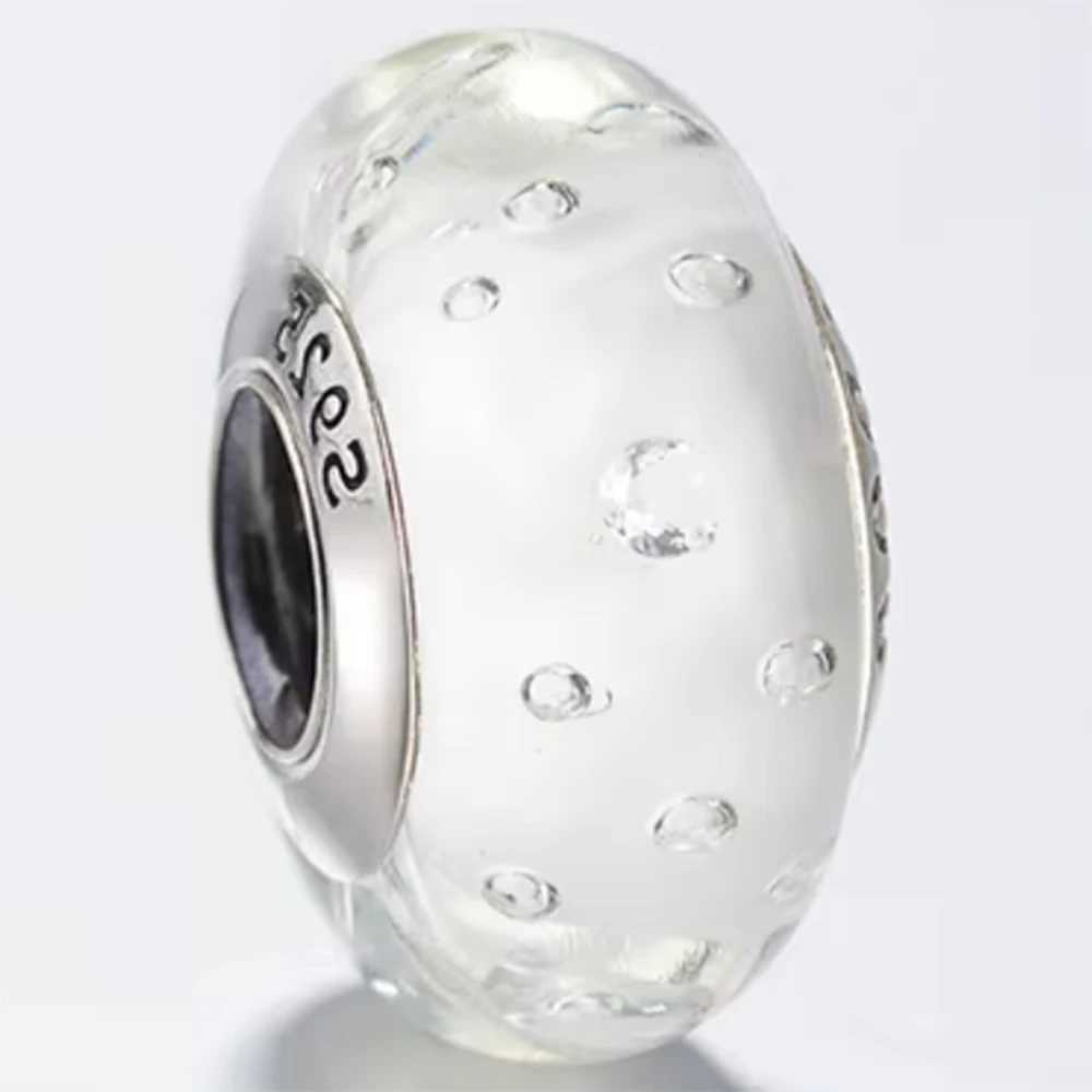 Original Murano Glass 925 Sterling Silver Butterfly Flower Cosmic Rainbow Charm Beads for Bracelet DIY Gift Women Jewelry XJ250607