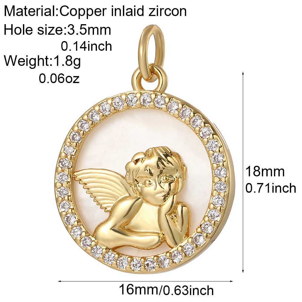 Cute Angel Wings Girl charms for jewelry making Pendant High Quality Dijes Diy gold color Earrings Necklaces Bracelets Keychains XJ250607