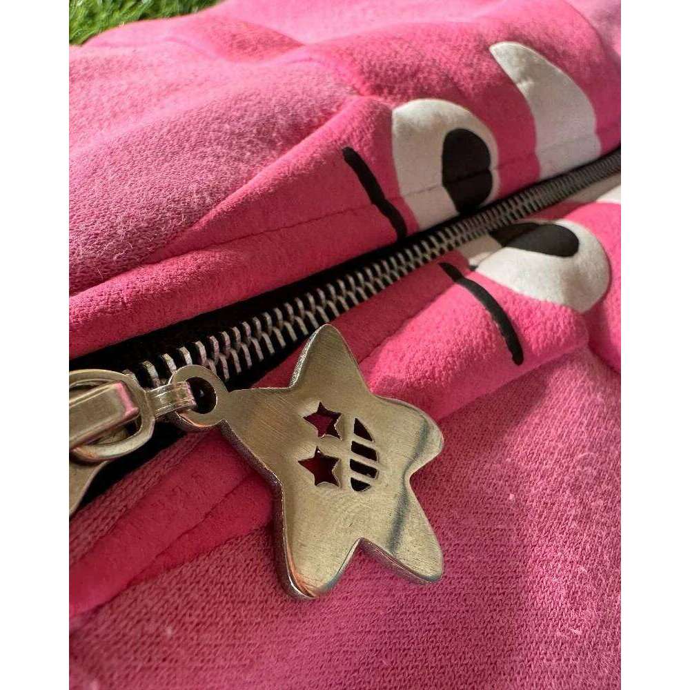 Y2K Street New Fashion Oversized Foam Letter Printed Zipper Cardigan Women Haruku Retro Gothic College Casual Joker Sweatshirt